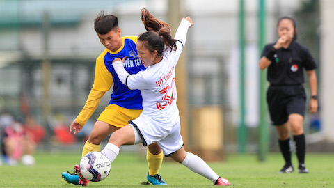 Bóng đá nữ Cúp QG 2022: Thái Nguyên và TP.HCM 1 cùng dẫn đầu bảng