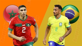 05h00 ngày 26/3: Morocco vs Brazil