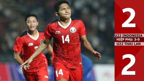 VIDEO bàn thắng U22 Indonesia vs U22 Thái Lan: 2-2, HP: 3-0 (Chung kết SEA Games 2023)