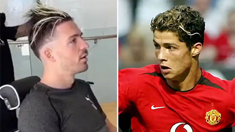 Jack Grealish nuôi 'tóc mì tôm' kiểu Ronaldo