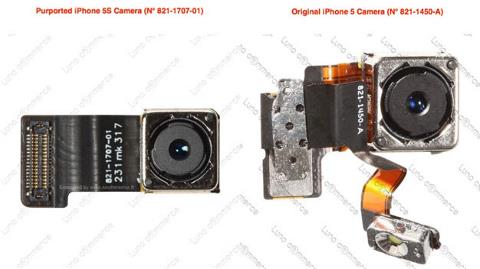Lộ diện module camera 12MP của iPhone 5S