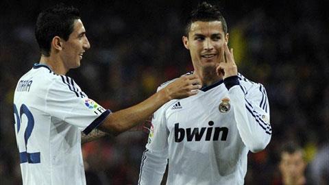 Ronaldo yêu cầu Real giữ Di Maria thay vì mua Bale?