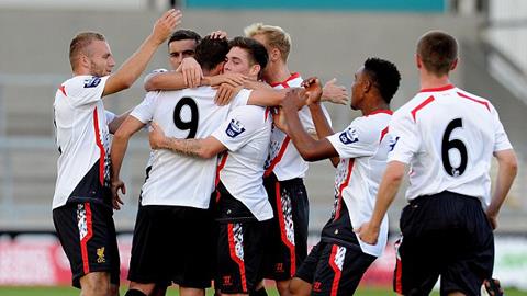Borini lập cú đúp, U21 Liverpool đánh bại U21 M.U 4-2