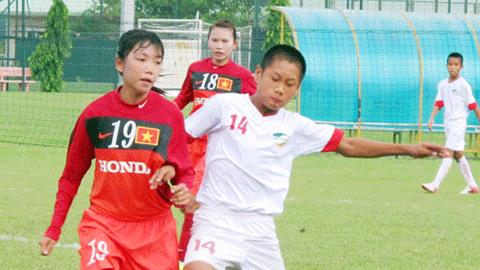 ĐT nữ Việt Nam thắng đậm U14 Viettel