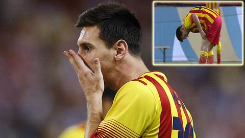 Barca xác nhận Messi dính chấn thương