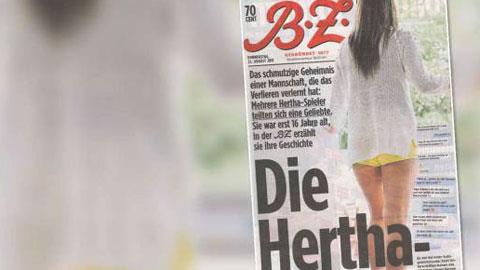 5 cầu thủ Hertha Berlin dính bê bối tình dục với trẻ vị thành niên