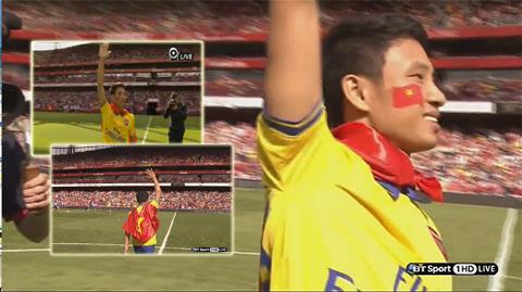 Arsenal tung clip đặc biệt về "Running man"