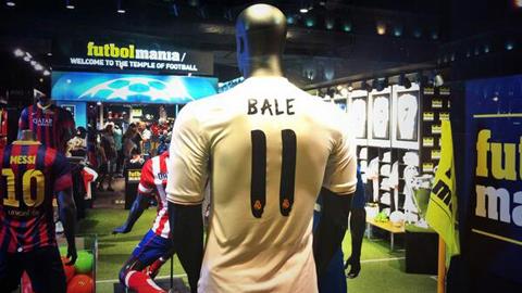 Áo đấu của Bale đã được bán ở Madrid