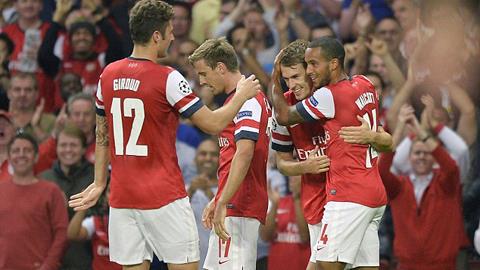 Điểm tin sáng 28/8: Arsenal tiếp tục thăng hoa ở Champions League