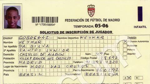 Tiếc 60.000 euro, Real để vuột Neymar năm 14 tuổi