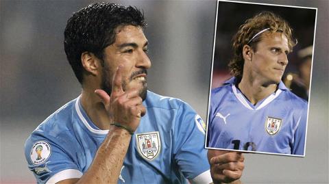 Uruguay: Suarez LẠI vượt Forlan để lập kỷ lục ghi bàn mới