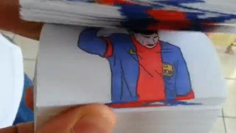 "Flip book" đẳng cấp về Messi
