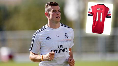 Áo Oezil bán nhiều gấp 5 lần của Bale