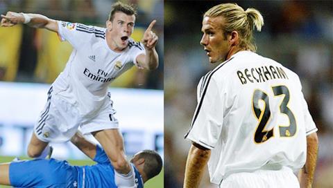 Bale "copy" bàn thắng ở trận ra mắt Real của Beckham