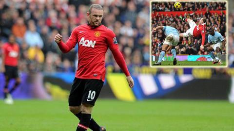 5 bàn thắng đẹp nhất của Rooney trong màu áo M.U