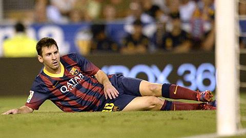 Barca mất Messi từ 2-3 tuần