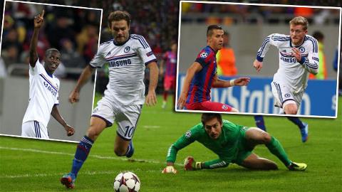 Góc chuyên môn: Chelsea vận hành thế nào trong trận thắng Steaua?