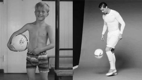 Ronaldo thể hiện kỹ thuật trong clip quảng cáo đồ lót