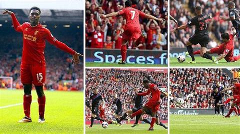 Liverpool 3-1 Crystal Palace: Dấu ấn “cặp đôi hoàn hảo” Suarez-Sturridge