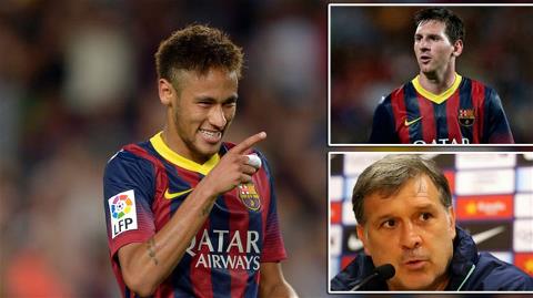 Neymar chơi hay hơn khi vắng Messi