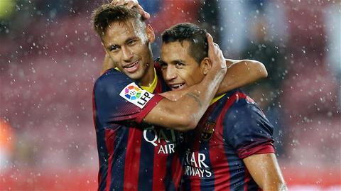 Đội hình tiêu biểu vòng 8 La Liga: Có tên Neymar