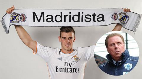 Redknapp: Bale phải được chơi ở vị trí của Ronaldo!