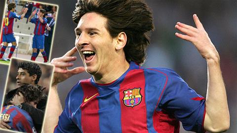 Những khoảnh khắc đáng nhớ về trận đấu đầu tiên của Messi tại La Liga