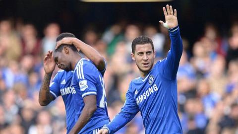 Chelsea 4-1 Cardiff: Ghi dấu Hazard, Eto'o và Oscar