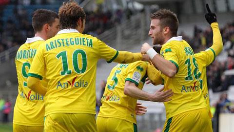 01h00 ngày 20/10: Ajaccio vs Nantes