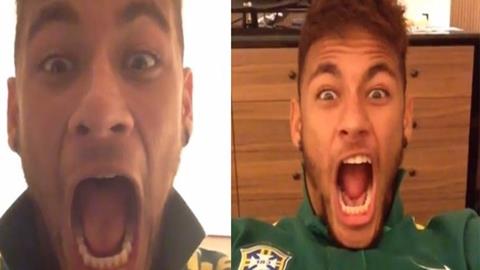 Neymar "tự sướng" theo phong cách... gào thét