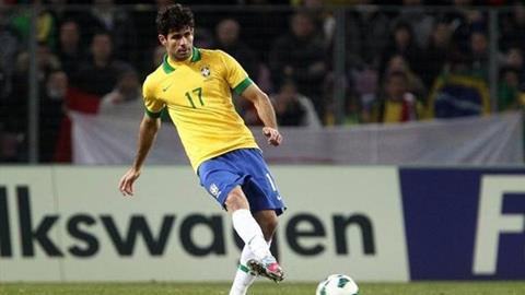 Scolari tiếp tục gọi Diego Costa vào ĐT Brazil