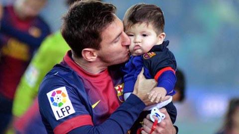 Messi mừng sinh nhật Thiago sớm với UNICEF