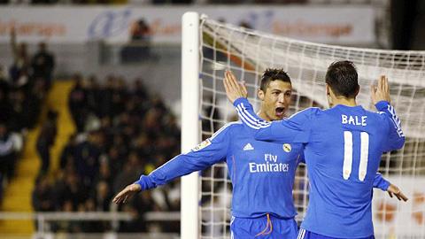 Vallecano 2-3 Real: Lại ghi dấu Ronaldo & Bale