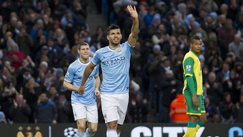 Man City 7-0 Norwich: Aguero tỏa sáng rực rỡ