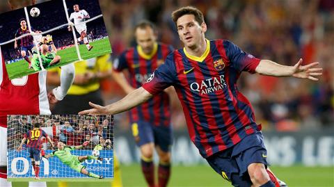 Chờ cú nước rút của Messi