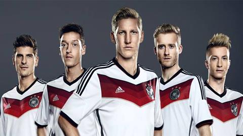 ĐT Đức ra mắt mẫu áo đấu ở World Cup 2014