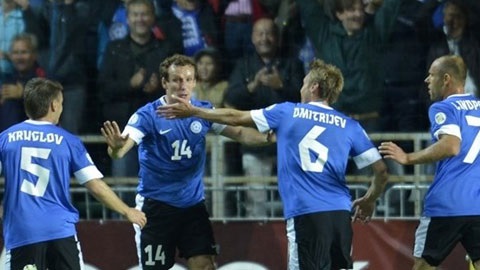 01h00 ngày 20/11: Liechtenstein vs Estonia