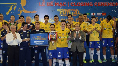 Tuyển Futsal Việt Nam thắng sốc nhà VĐTG Brazil