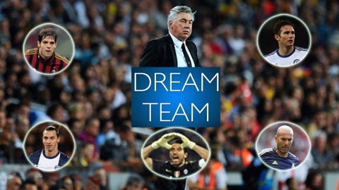 Không có Ronaldo trong "Dream Team" của Ancelotti