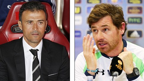 Tottenham tính chọn Enrique thay thế Villas-Boas
