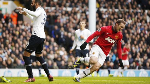 Chấm điểm trận Tottenham 2-2 M.U: Đẳng cấp Rooney