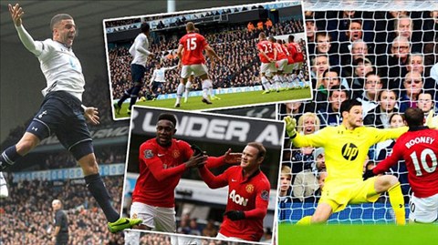 Tottenham 2-2 M.U: Rooney cứu thua "Quỷ đỏ"