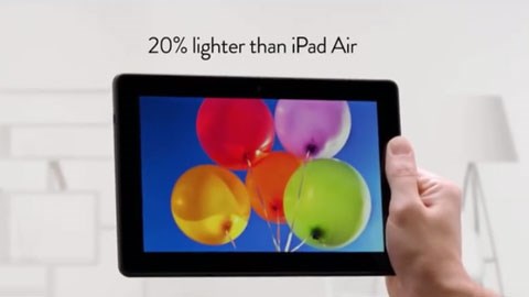 Amazon tung clip chế giễu iPad Air