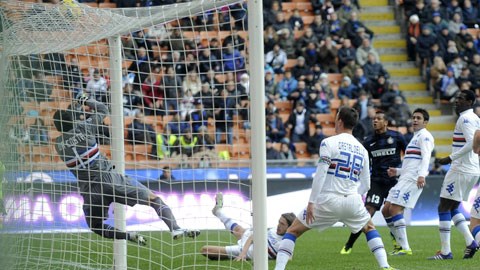 Inter hòa trận thứ 6 ở Serie A mùa này: "Chết" vì mất tập trung