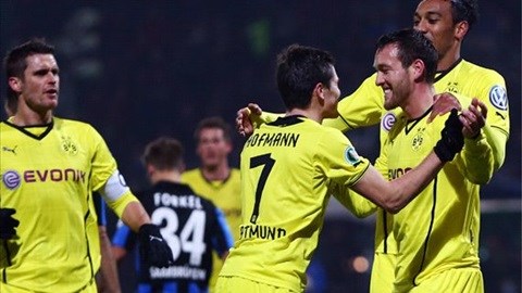 Vòng 1/8 Cúp QG Đức: Dortmund đi tiếp, Schalke dừng bước