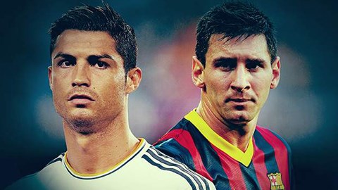 Ronaldo hơn Messi 22 bàn thắng trong năm 2013