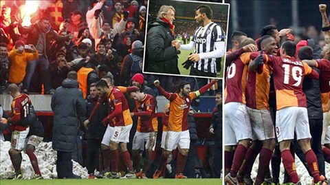 Thua Galatasaray 0-1, Juventus làm khán giả tại Champions League