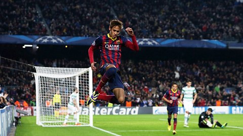 Neymar lập hat-trick nhanh thứ 4 ở Champions League