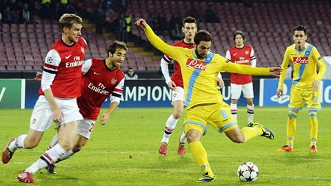 Napoli 2-0 Arsenal: Đêm buồn San Paolo