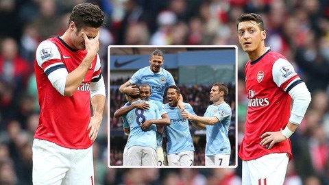 Man City 6-3 Arsenal: Pháo thủ "tan xác"